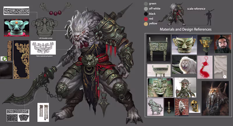 Cover image for Game Character Concept Design —