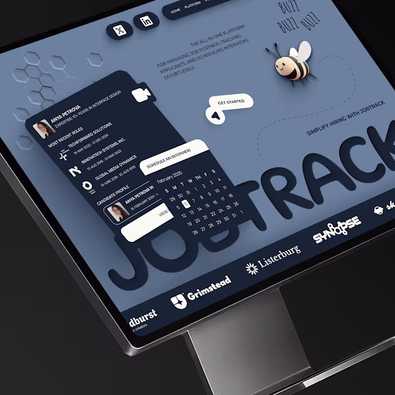 Cover image for An HRM SaaS landing page