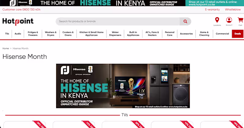 Cover image for Hotpoint Appliances Ltd was established
