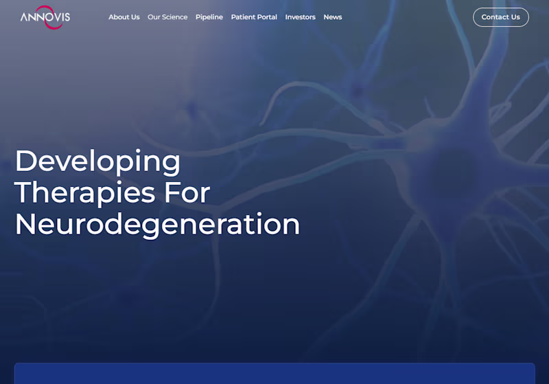 Cover image for Webflow Website for Neuroscience Biotech