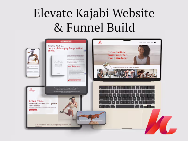 Cover image for Elevate Your Brand with a Polished Kajabi Website that Sells