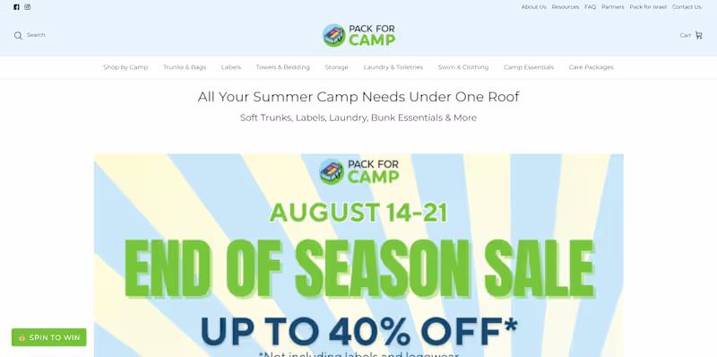 Cover image for Pack for camp | Shopify 2.0 migration