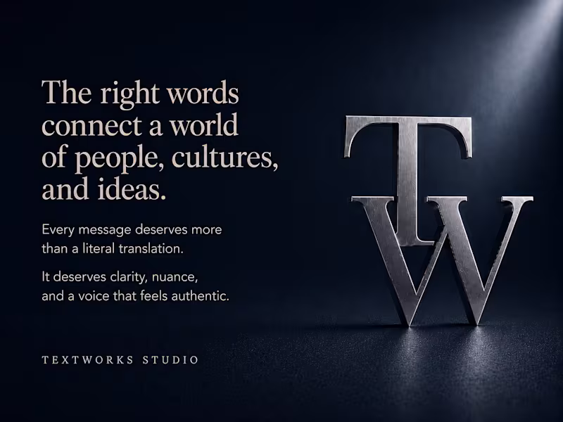Cover image for Textworks Studio