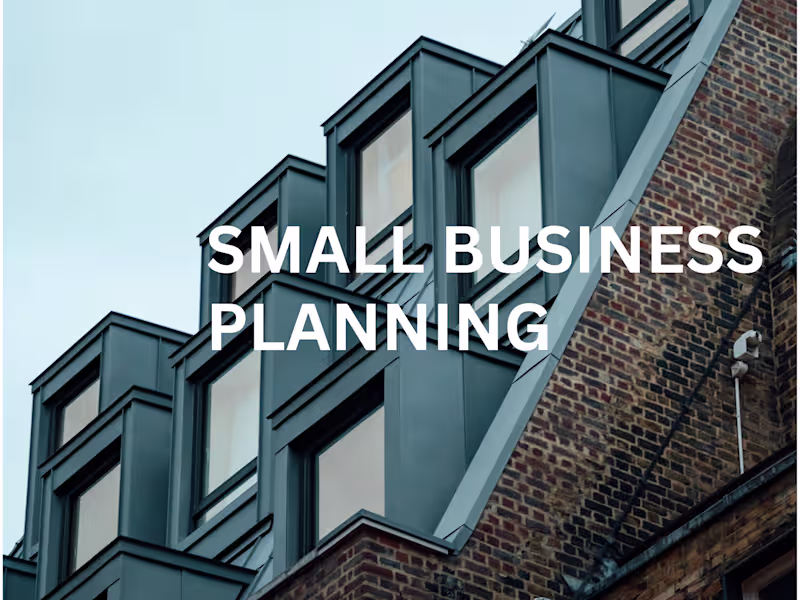 Cover image for Small Business Plan
