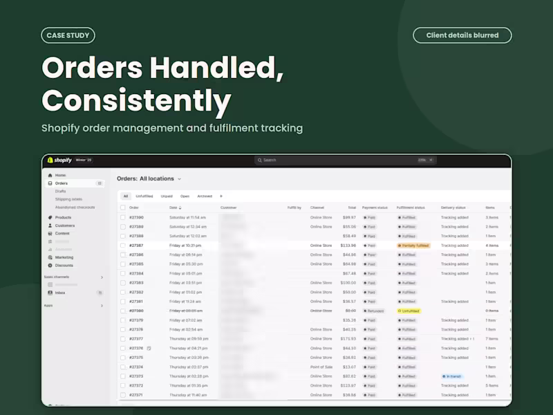 Cover image for Keeping Shopify Operations Running Smoothly