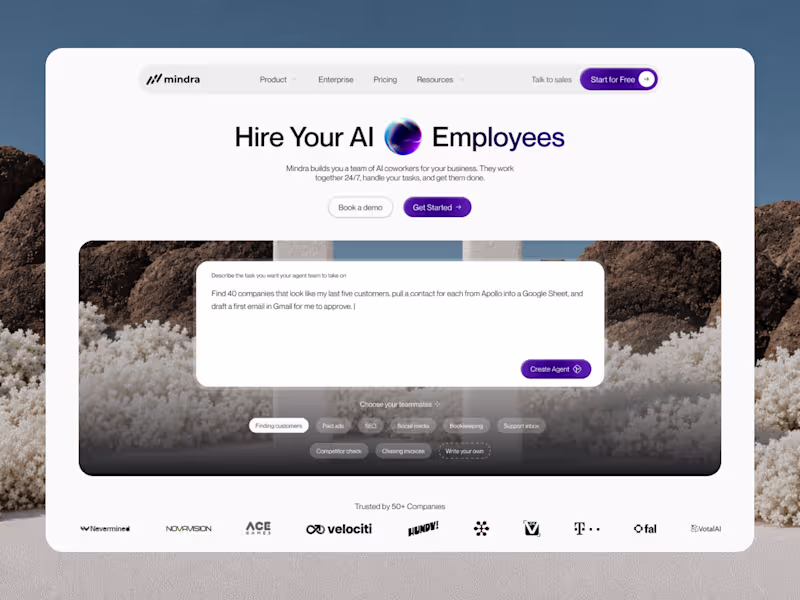Cover image for Mindra Website Redesign