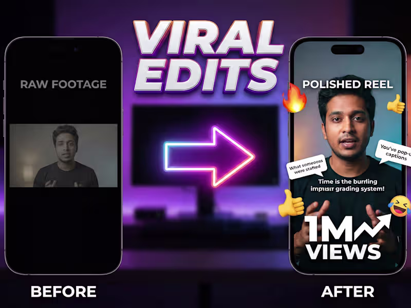 Cover image for YouTube Shorts / Instagram Reels Editing