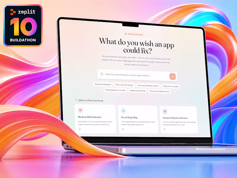 Cover image for Replit Everyday — Prompt-to-App Builder in 17 Minutes