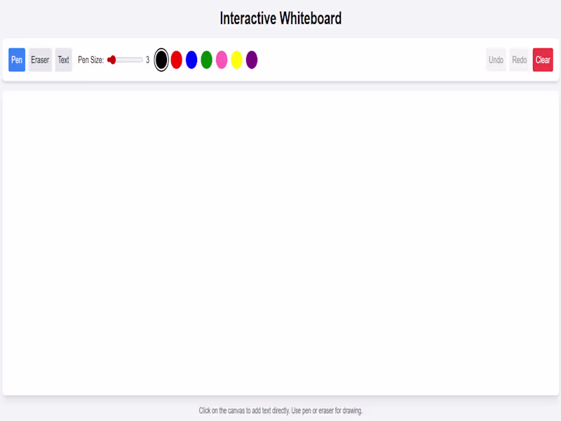 Cover image for Digital Whiteboard