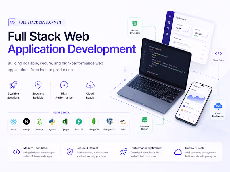 Cover image for Full Stack Web Application Development