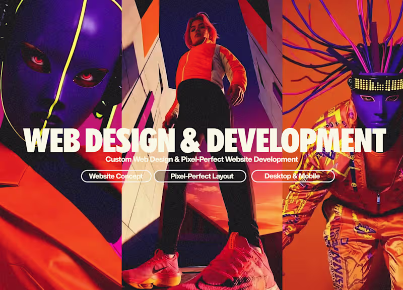 Cover image for Custom Web Design & Pixel-Perfect Website Development