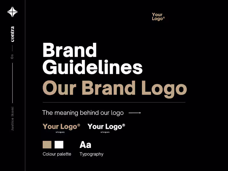 Cover image for Brand Guideline Presentation Design