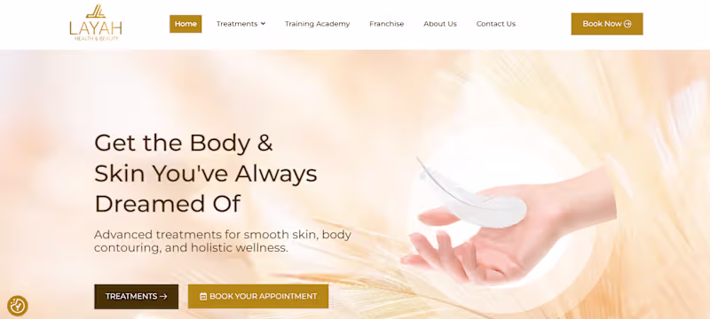 Cover image for A website designed for wellness