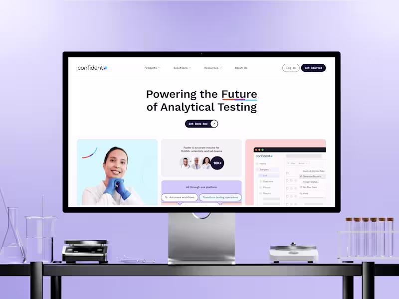 Cover image for Confident (Y Combinator) Website Design & Webflow Development 