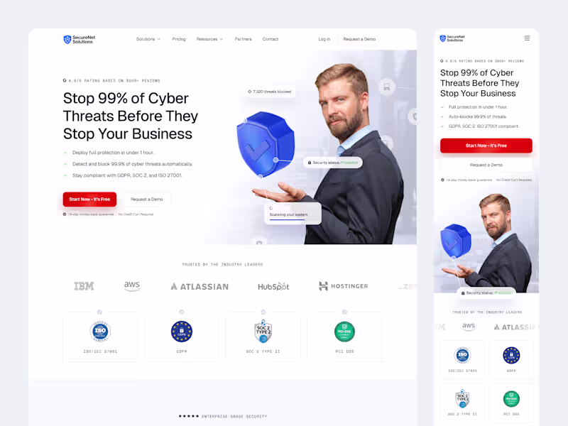 Cover image for B2B SaaS Landing Page Design + Framer Development