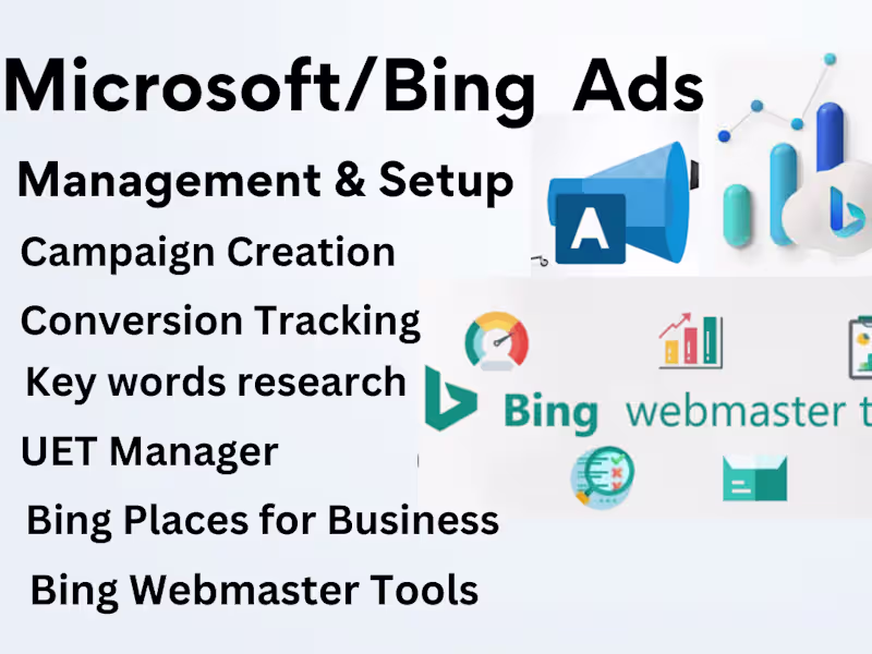 Cover image for Bing Marketing Solutions:Strategy,Reports,Maximum ROAS & ROI"