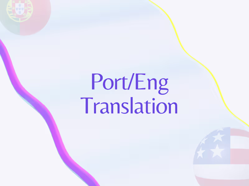 Cover image for Portuguese-English Translation For Caritas Diocesan Association