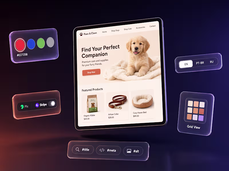 Cover image for AI-Built Multilingual Business Website with Visual Admin Panel