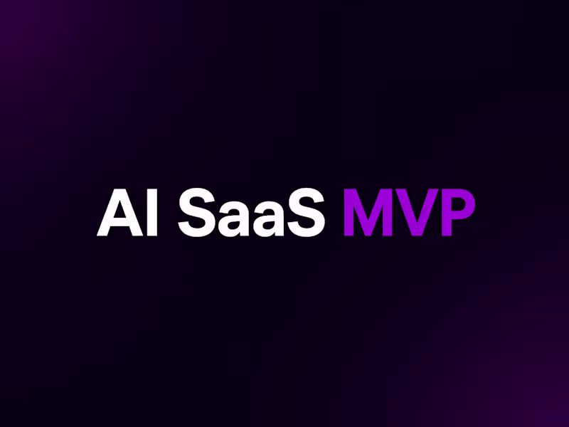 Cover image for Build Scalable AI SaaS MVP with Voice Agents & NLP