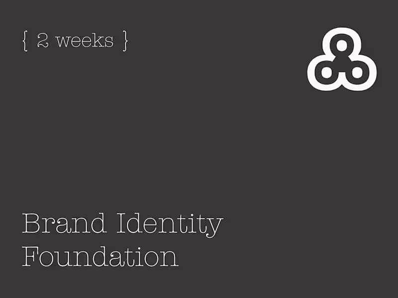 Cover image for Brand Identity Foundation
