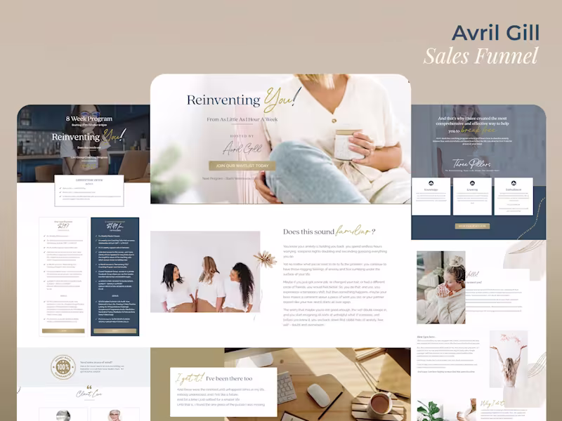 Cover image for Reinventing You 2022 Kajabi Sales Page