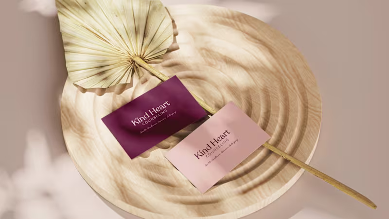Cover image for Kind Heart Counseling - Brand identity and Website