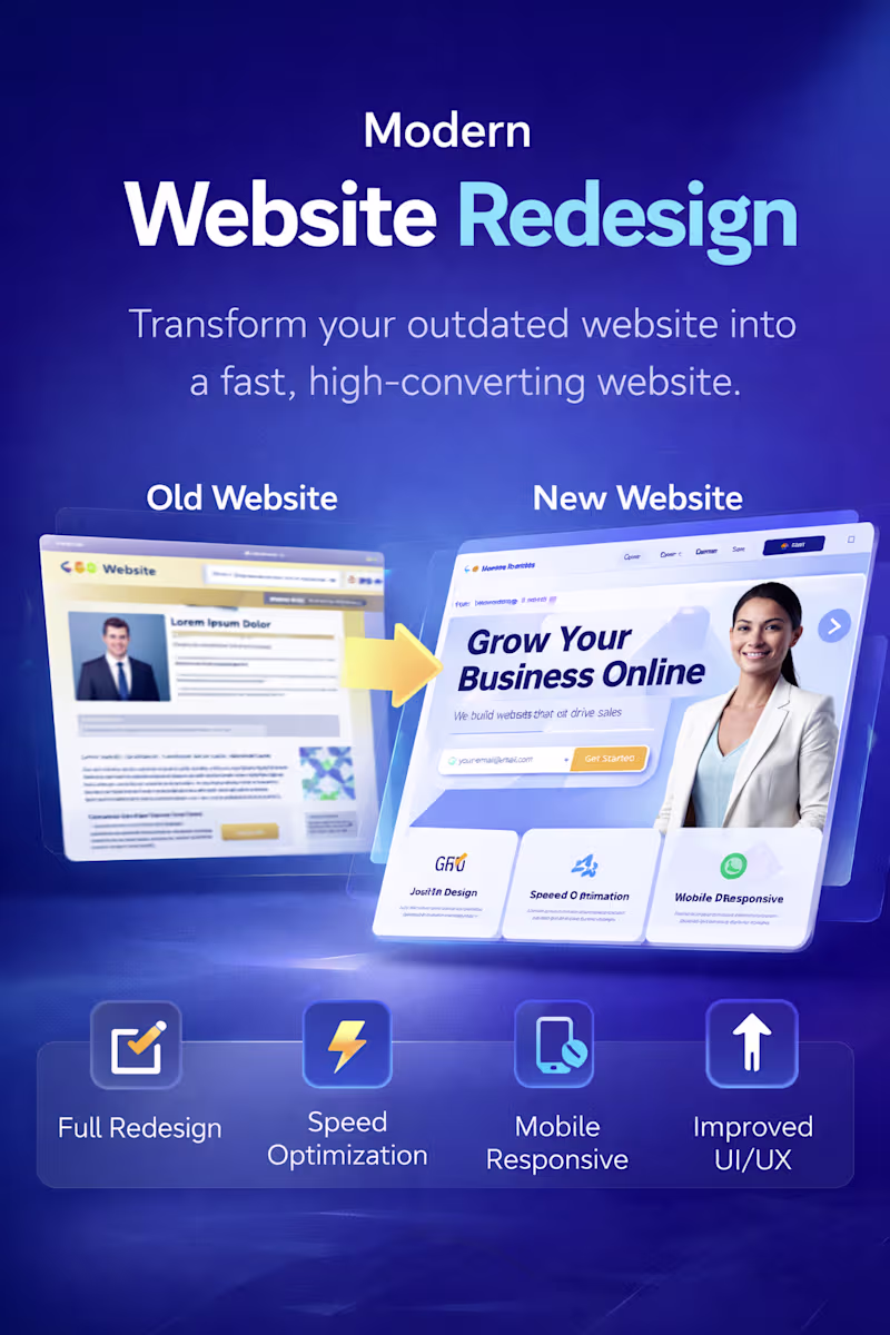 Cover image for Modern Website Redesign
