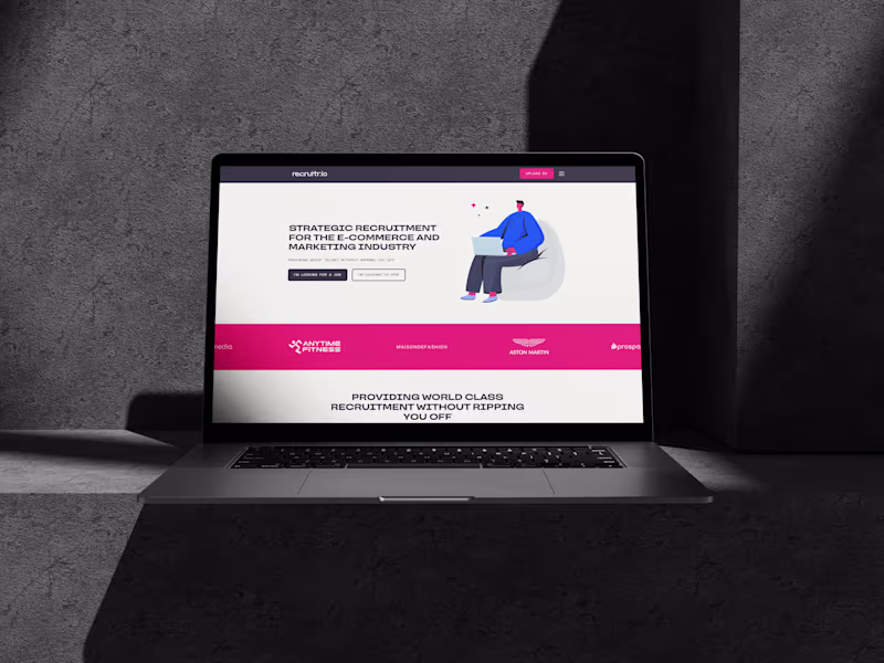 Cover image for Branding & Webflow Website for a Recruitment Agency