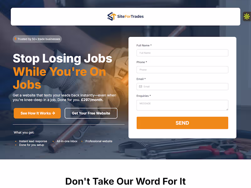 Cover image for SaaS Marketing Landing Page
•Designed a
