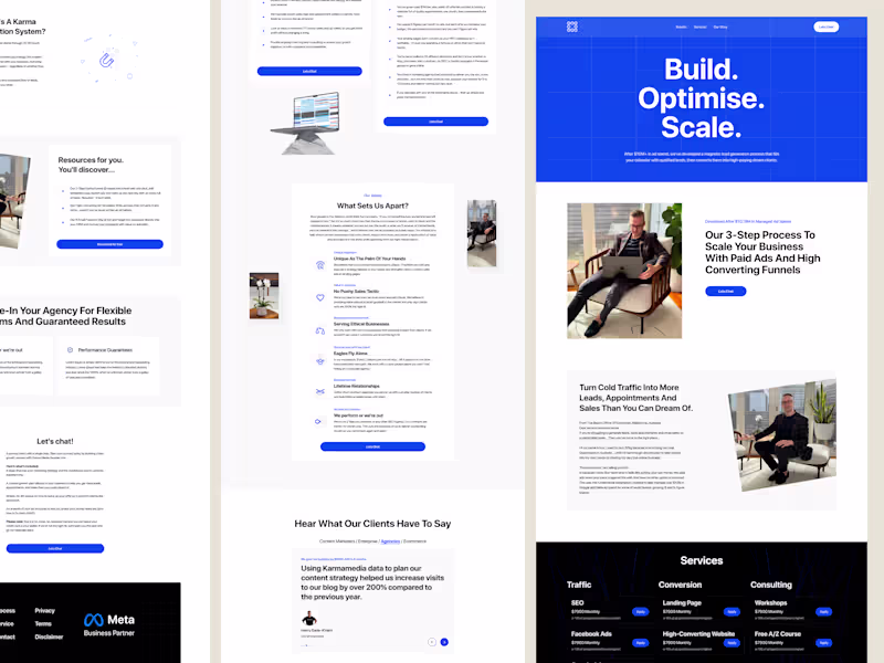 Cover image for Marketing Agency Website — Framer