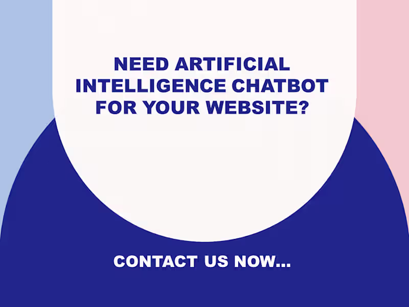 Cover image for Create or Fix an AI Chatbot (Website, WhatsApp, Messenger)