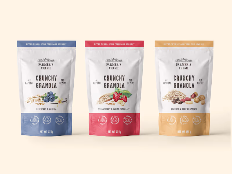 Cover image for Farmer's Fresh Granola Design
