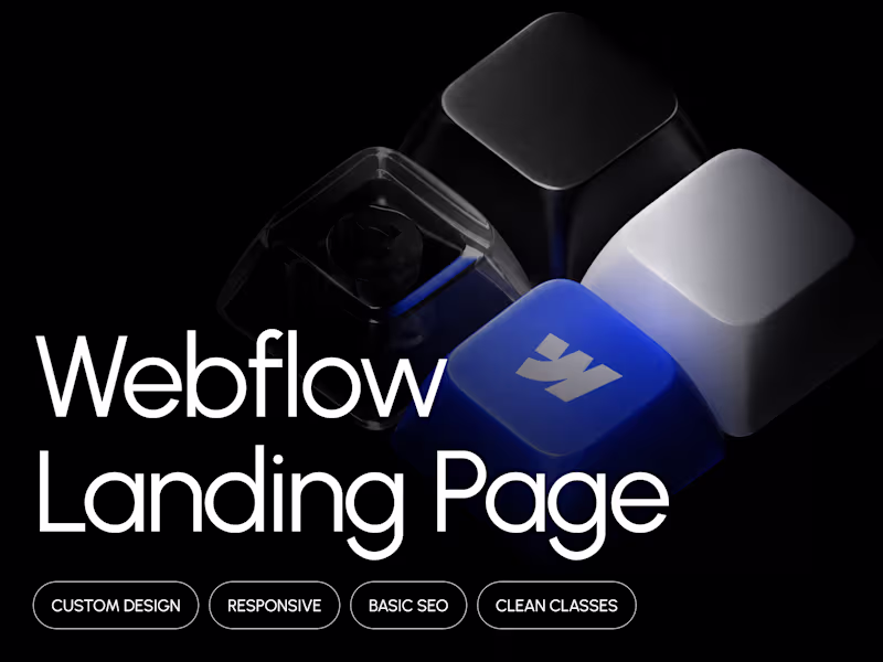 Cover image for Webflow Landing Page
