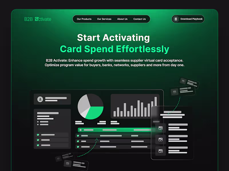 Cover image for B2B Activate - Fintech Framer development