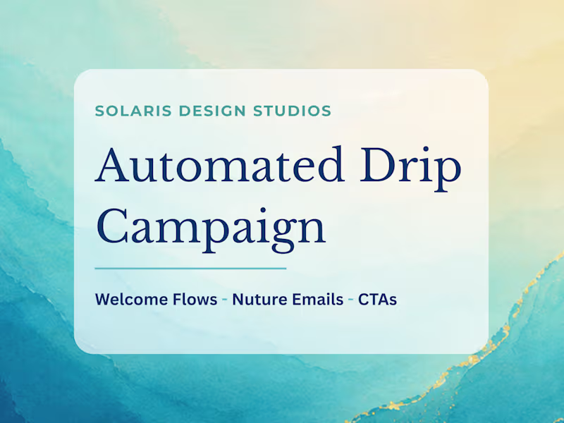 Cover image for Automated Drip Campaign (Email Sequence)