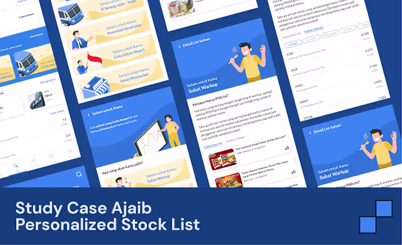 Cover image for Personalized Stock List: Ajaib Study Case