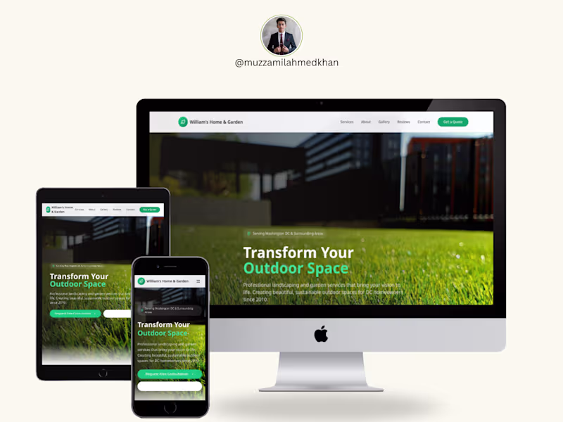 Cover image for Just completed a one-page website