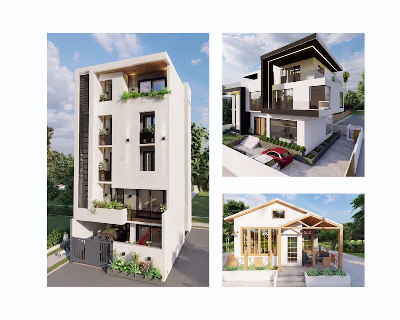 Cover image for Architectural Design and  3D Exterior Visualization