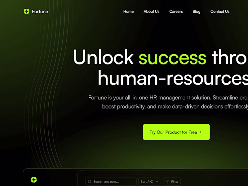 Cover image for Example Template Website
