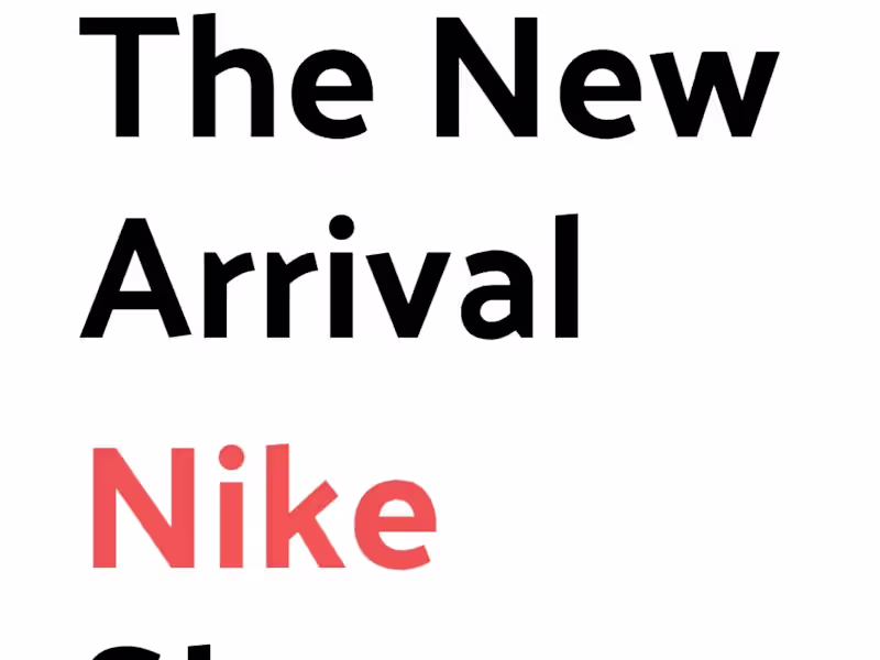 Cover image for The New Arrival Nike Shoes