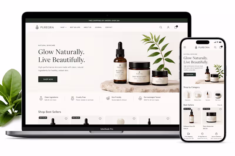 Cover image for Full Shopify Ecommerce Store Design