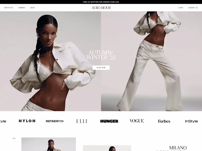 Cover image for Auro Hour - Brand Identity, Shopify Design + Development 