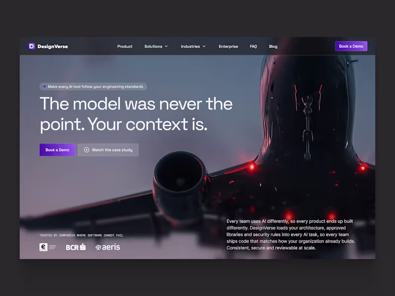 Cover image for Hero concept for DesignVerse