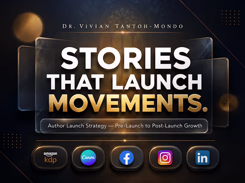 Cover image for Author Launch Strategy — Dr. Vivian Tantoh-Mondo