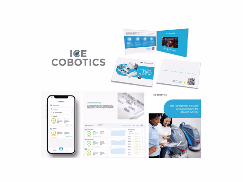 Cover image for Marketing Collateral – ICE Cobotic Graphic Design