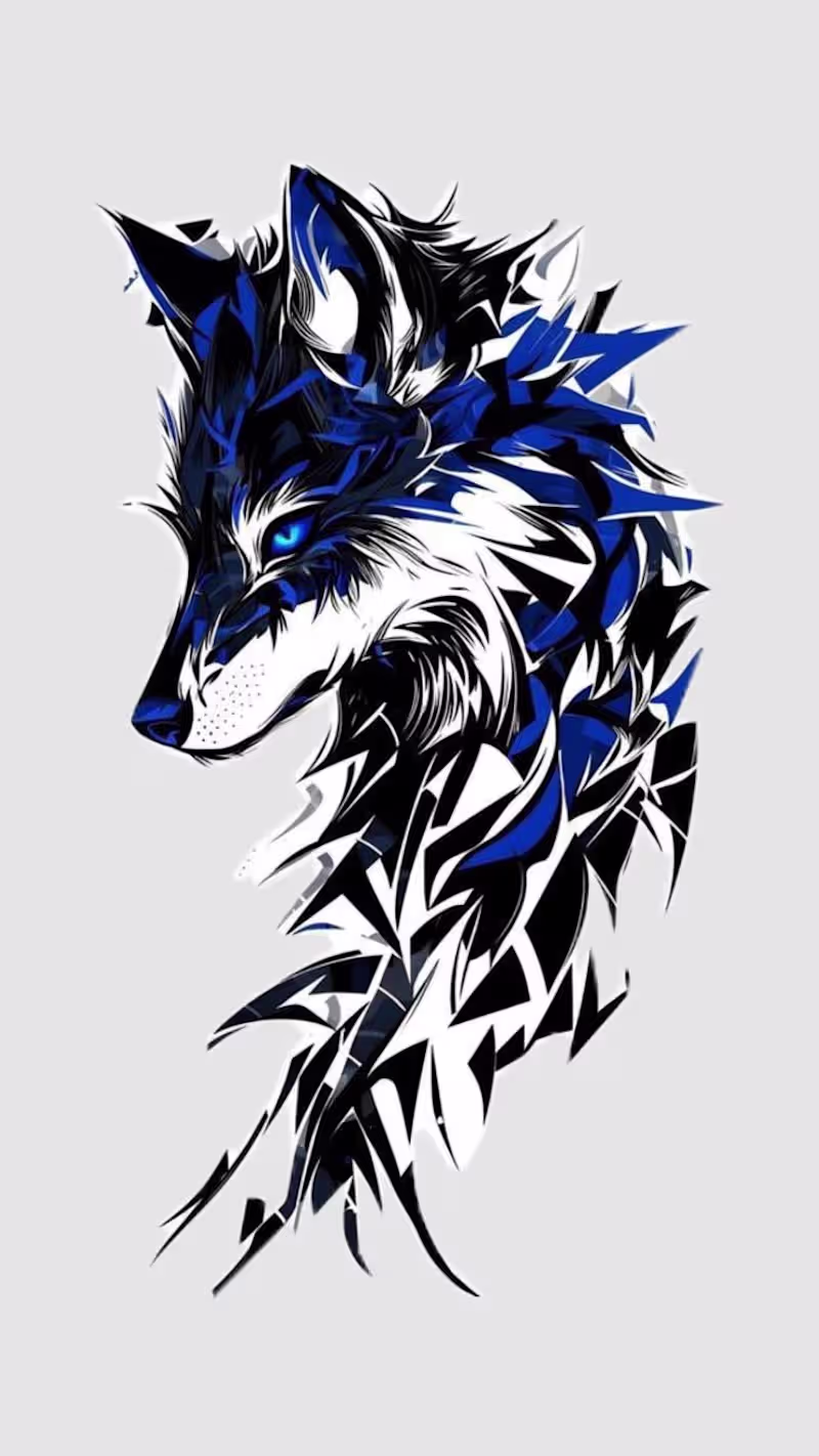 Cover image for The Blue Phantom Wolf is