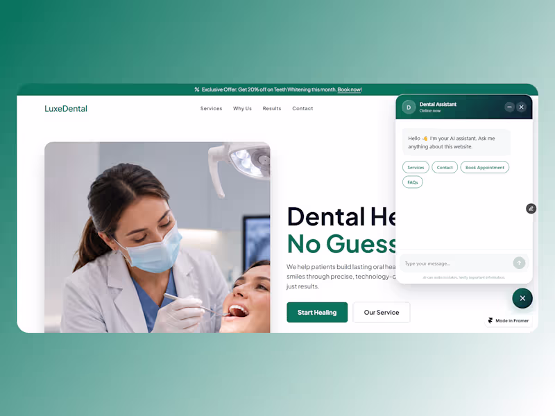 Cover image for A premium landing page template