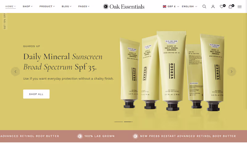 Cover image for Beauty Shopify Website Design