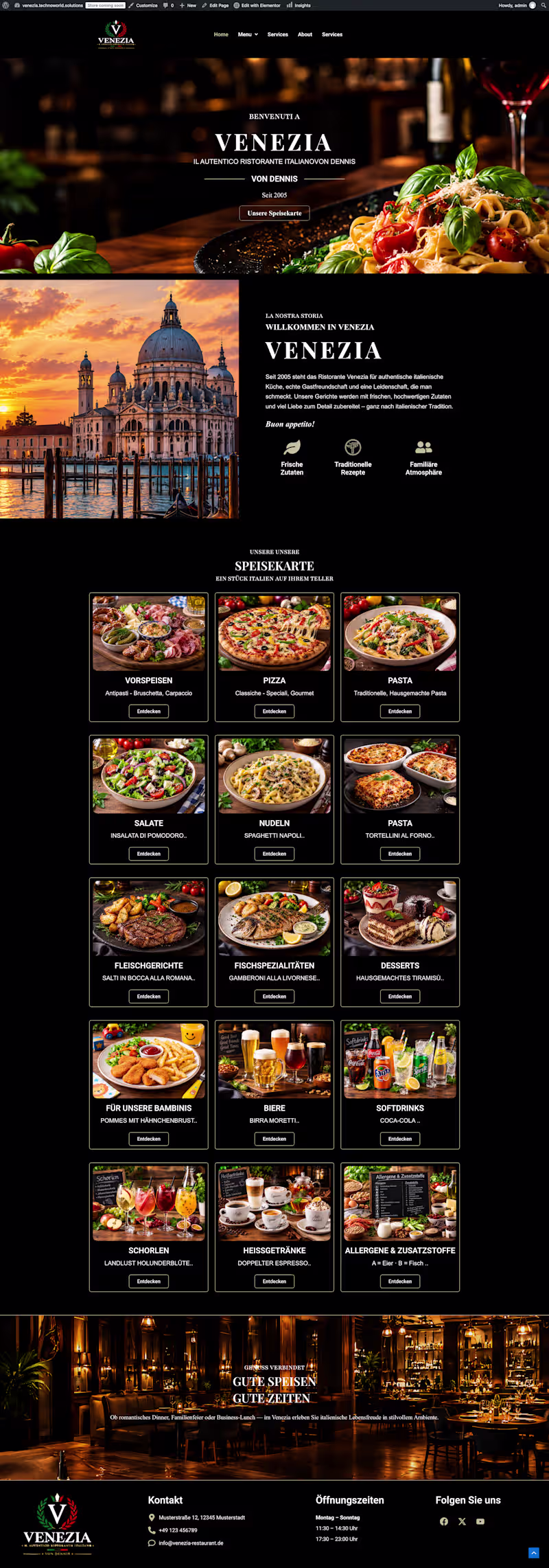 Cover image for Restaurant Website with Order Booking System