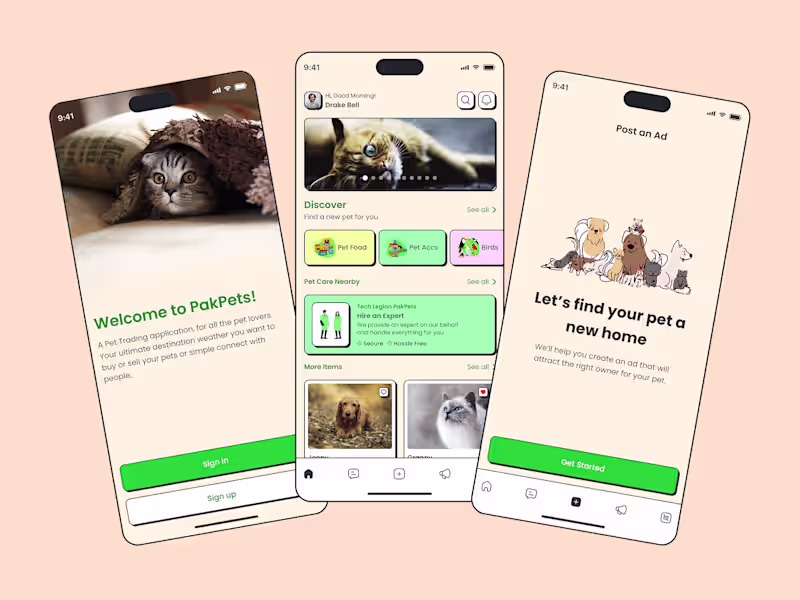 Cover image for PakPet App Design